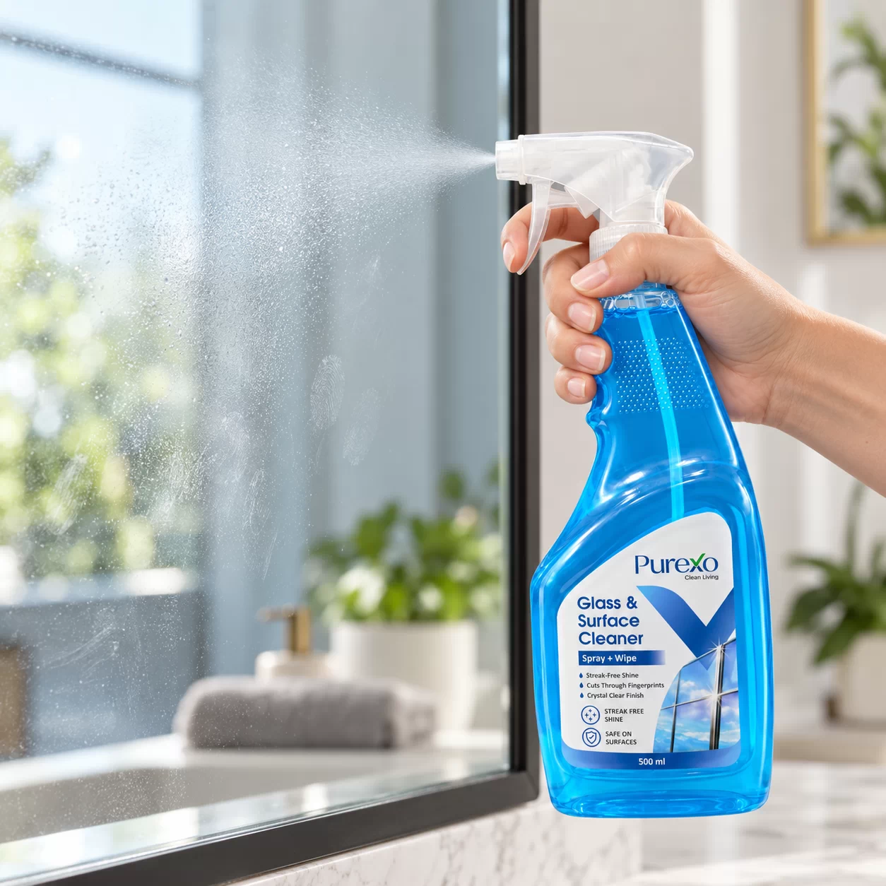 Purexo Glass & Surface Cleaner | 500 ml - Image 4
