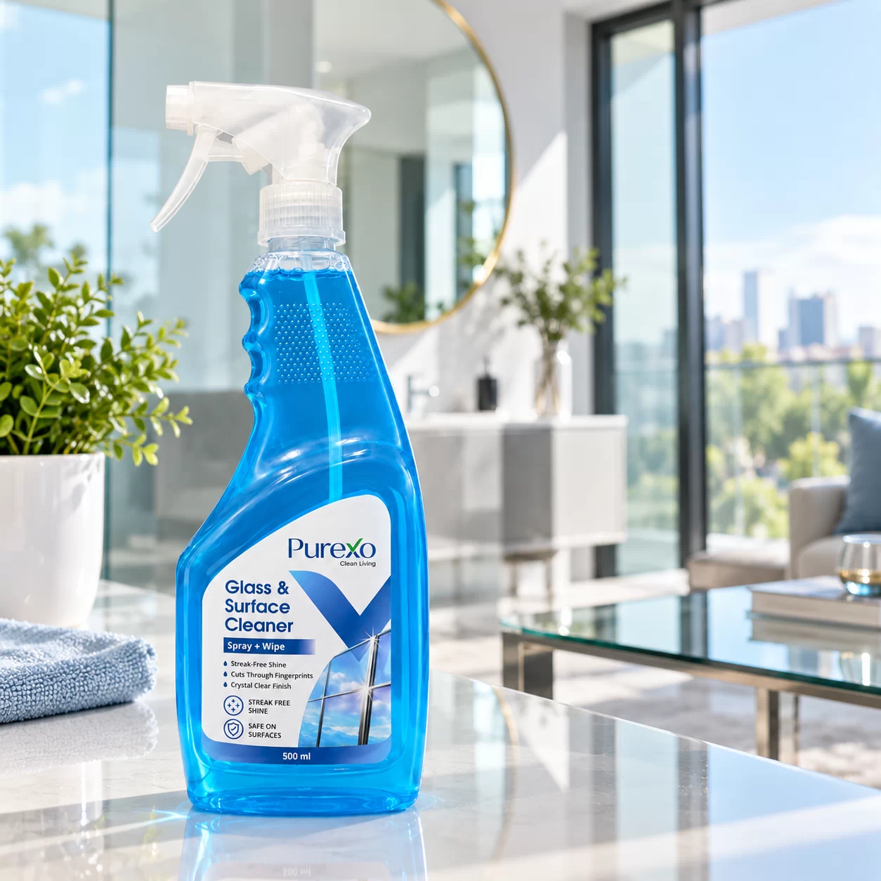 Purexo Glass & Surface Cleaner | 500 ml - Image 3