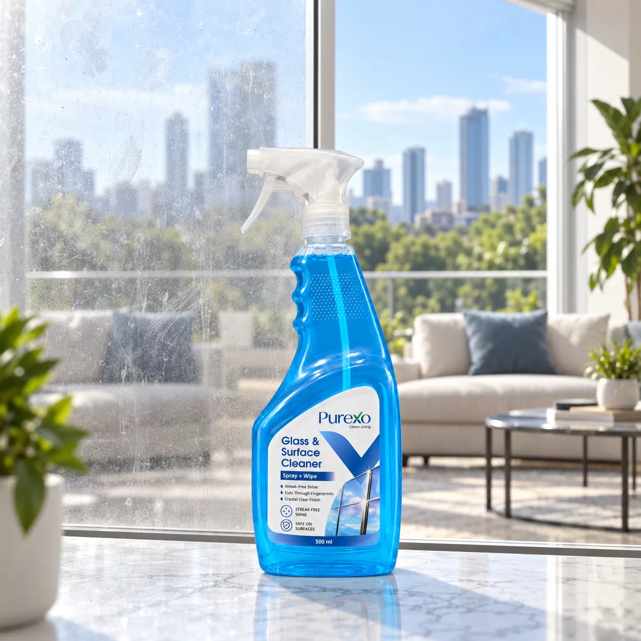 Purexo Glass & Surface Cleaner | 500 ml - Image 2